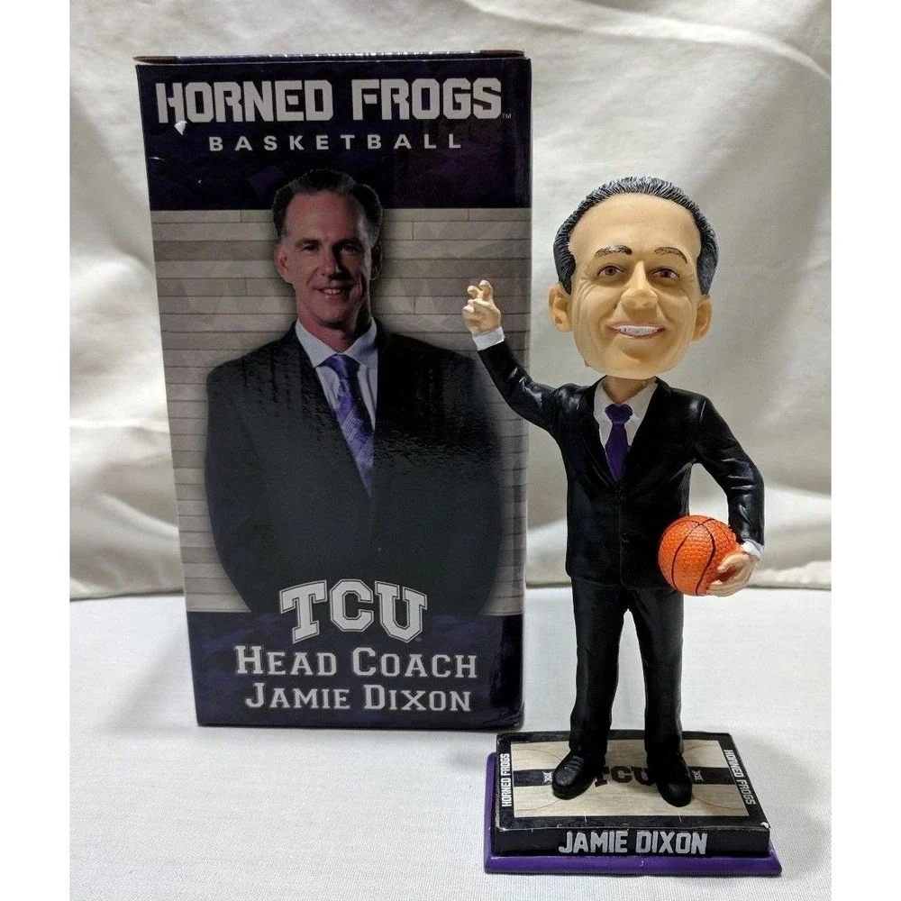 TCU Horned Frogs Basketball Coach Jamie Dixon Bobblehead 2016 SGA ~ New